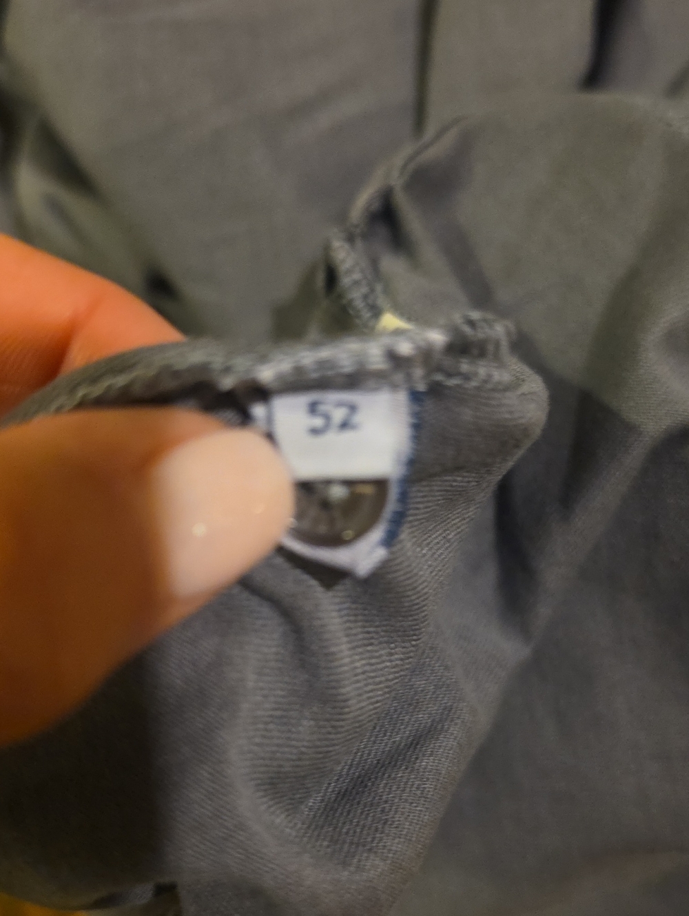 Men's Gray Polo Shirt - Size 52